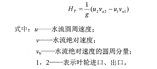 渣浆泵研究之欧拉透平理论“理想叶轮”